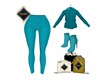 ZELIE PANTS AQBL RLL