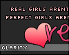 C. Real girls