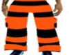 orange toxic pants F