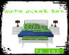 White Wicker Bed 