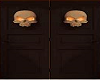 SKULL AND TEAL DOOR