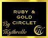 RUBY & GOLD CIRCLET
