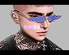 会 BLUE FLAMES GLASSES