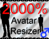 *M* Avatar Scaler 2000%