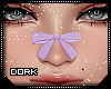 D|Lilac Nose Bow