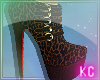 ۞ Leopard Ankle Boots