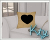 K. Scrabble Pillow; ♥