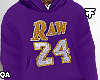 Raw 24 Purple Hoodii