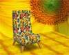 4u Chair Flower Retro