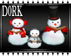 |D| Carol Snowmen Fam