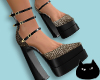 0123 Shiny Sequin Heels