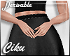 ♥ Black Lace Skirt