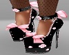 Bunny Heels black/pink