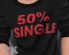 50 % Single