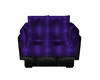 Purple Black Kiss Couch