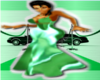 Emerald Silk Dress XXL