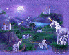 Unicorn with purple