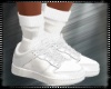 White Sneakers + Socks F