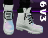 6v3| White Boots