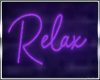 Relax Neon Sing Purple