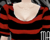|MA|Red Striped Sweater