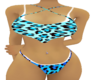 [TC] Blue Leopard Bikini