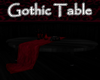 Gothic Table Red/Black