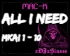 MAC-K - ALL I NEED