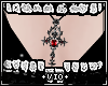 +Vio+ Goth Necklace Red