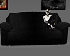 Z: black 10 seat sofa