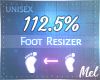 M~ Foot Scaler 112.5%