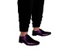 purple glitter shoes