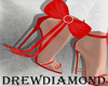 Dd- Red Bow Heels