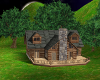 moonlit cabin
