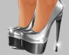 Lavish Silver Heels