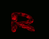 {J&P} 3D Letter R lava
