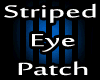 striped Blue Eyepatch
