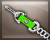 [R] Chain Leash Green