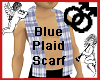 Blue Plaid Scarf