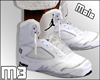 $M3$ Air Jordan V White