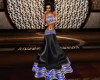 Ethnic Black & Blue Gown
