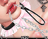 ♡ Choker Black/Pink