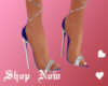 Royal Blue Diamond Heels