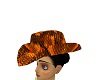 cow girl snake skin hat