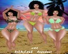 bikini babe green