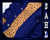 Blue Jacket Leopard