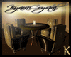 Gold table smoking club