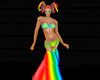 rainbow rave outfit