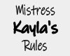 Rules of Kayla's
