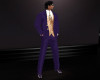 Lavender Suit  Gold Vest